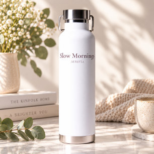 Motiverende waterfles voor vrouwen voor langzame o