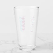 Motiverende watertracker glas (Achterkant)