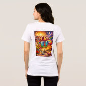 Motiverende witte T-shirt (Achterkant volledig)