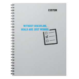 Motiverende woorden - Discipline, Notitieboek