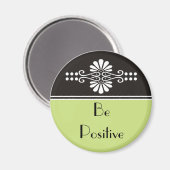 Motiverende woorden - wees positief magneet (Voorkant / Achterkant)