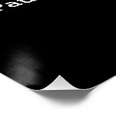 Motiverende woordwolk op zwart perfect poster (Hoek)