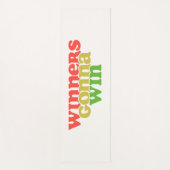 Motiverende yogamat - antislip workoutmat (Voorkant)