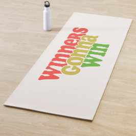 Motiverende yogamat - antislip workoutmat