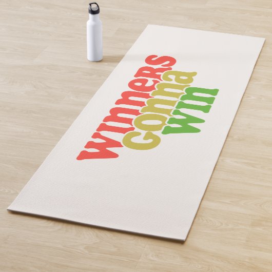 Motiverende yogamat - antislip workoutmat (In situ)