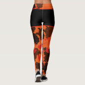 Motivering Chat Japonais & Chrysanthema Leggings (Achterkant)