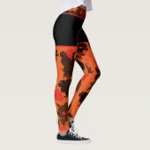 Motivering Chat Japonais & Chrysanthema Leggings (Rechts)