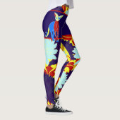 Motivering Chat Japonais & Chrysanthema Leggings (Rechts)