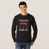 Motivering - Creativiteit is intelligentie T-shirt (Voorkant volledig)