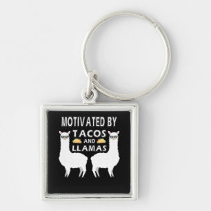 Motivering door Tacos en Lamas Alpaca Taco Sleutelhanger