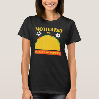 Motivering door Tacos en Puppies T-shirt