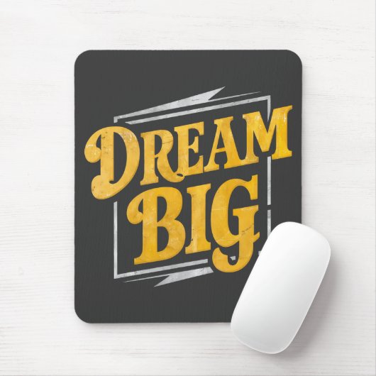 Motivering - Dream Big street art Muismat (Met muis)