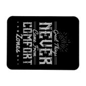 Motivering grote dingen in Comfort Zone Magneet (Horizontaal)