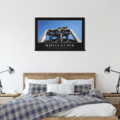 Motivering: Inspirerend prijsopgave Canvas Afdruk (Insitu (Slaapkamer))