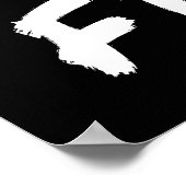 Motivering is brandstof, discipline is vuur en suc poster (Hoek)