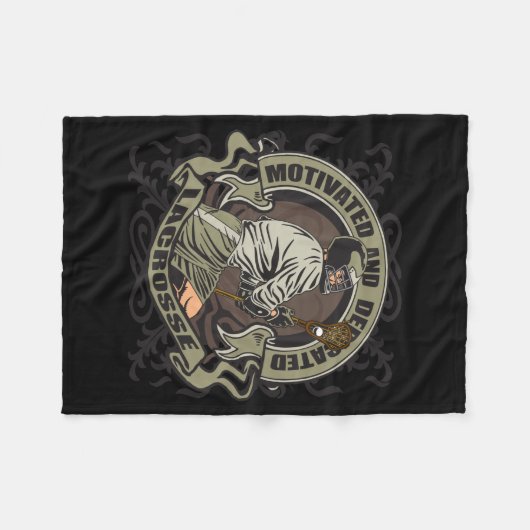 Motivering lacrosse fleece deken (Voorkant (Horizontaal))