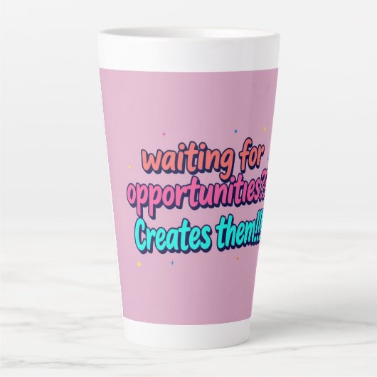 Motivering latente massa latte mok (Voorkant)