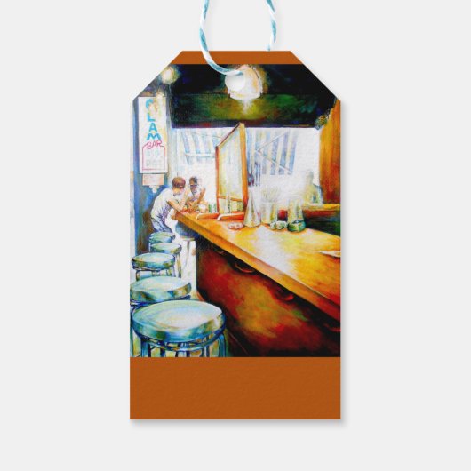 Motivering, logica om te rechtvaardigen cadeaulabel (Achterkant)