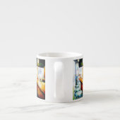 Motivering, logica om te rechtvaardigen espresso kop (Achterkant)