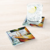 Motivering, logica om te rechtvaardigen glazen onderzetter (Schuin)