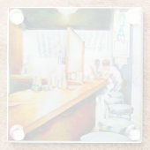 Motivering, logica om te rechtvaardigen glazen onderzetter (Achterkant)