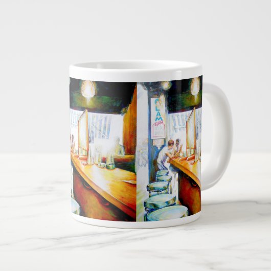 Motivering, logica om te rechtvaardigen grote koffiekop (Voorkant rechts)