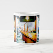 Motivering, logica om te rechtvaardigen grote koffiekop (Voorkant)