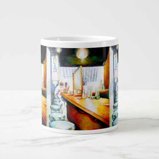 Motivering, logica om te rechtvaardigen grote koffiekop (Voorkant)