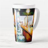 Motivering, logica om te rechtvaardigen latte mok (Rechterhoek)