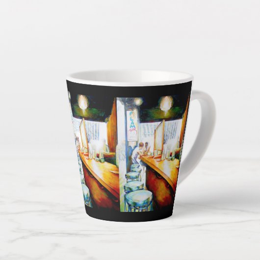 Motivering, logica om te rechtvaardigen latte mok (Rechterhoek)