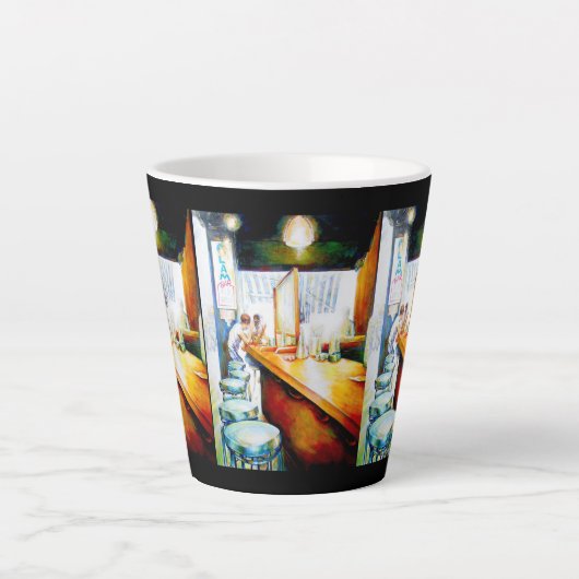 Motivering, logica om te rechtvaardigen latte mok (Voorkant)