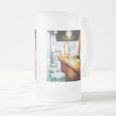 Motivering, logica om te rechtvaardigen matglas bierpul (Voorkant rechts)