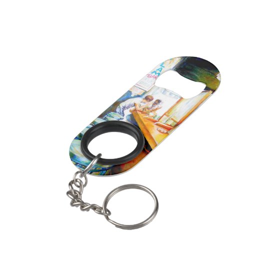 Motivering, logica om te rechtvaardigen mini flessenopener (Achterkant Gekanteld)