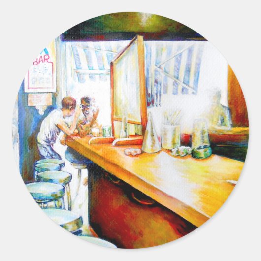 Motivering, logica om te rechtvaardigen ronde sticker (Voorkant)