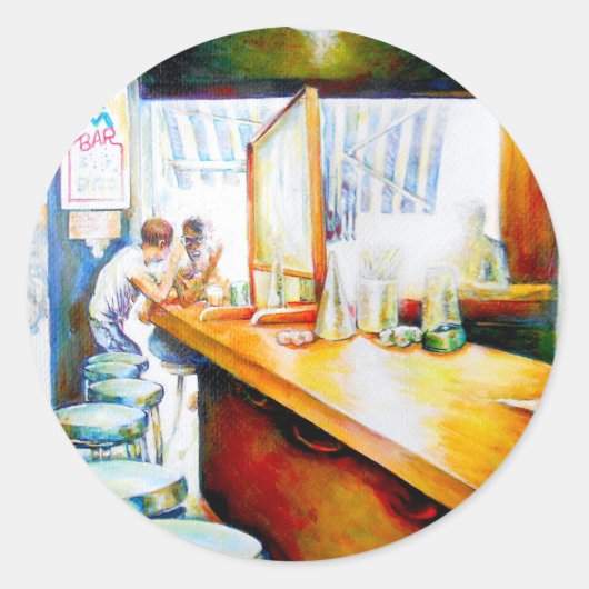 Motivering, logica om te rechtvaardigen ronde sticker (Voorkant)