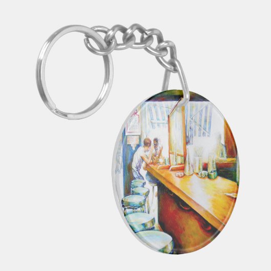 Motivering, logica om te rechtvaardigen sleutelhanger (Voorkant Links)