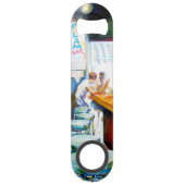 Motivering, logica om te rechtvaardigen speed flessenopener (Achterkant)