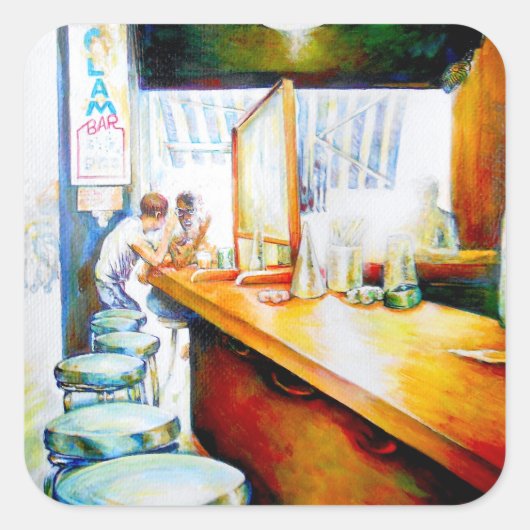 Motivering, logica om te rechtvaardigen vierkante sticker (Voorkant)