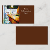 Motivering, logica om te rechtvaardigen visitekaartje (Voorkant / Achterkant)