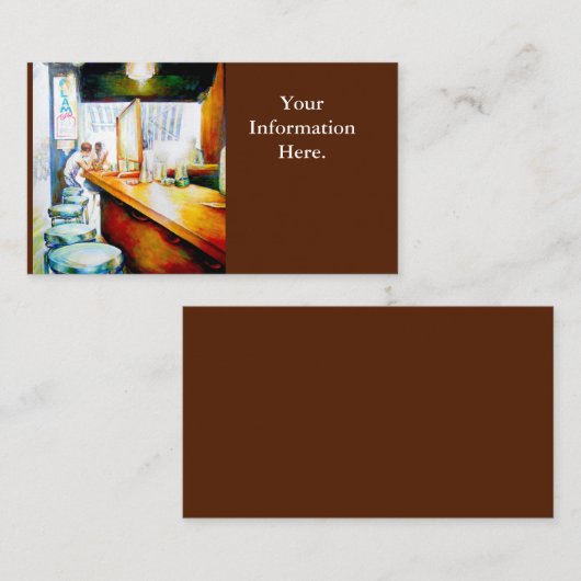 Motivering, logica om te rechtvaardigen visitekaartje (Voorkant / Achterkant)