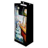 Motivering, logica om te rechtvaardigen wijn cadeautas (Achterkant Gekanteld)