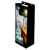 Motivering, logica om te rechtvaardigen wijn cadeautas (Voorkant Gekanteld)