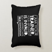 Motivering persoonlijke trainer fitness accent kussen (Voorkant(Verticaal))