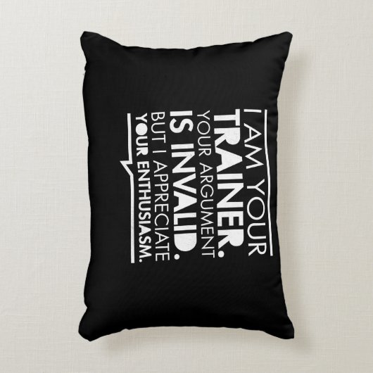 Motivering persoonlijke trainer fitness accent kussen (Voorkant(Verticaal))