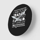 Motivering persoonlijke trainer fitness ronde klok (Hoek)