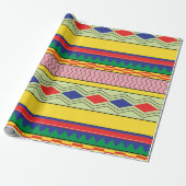 Motivering seamless pattern string cadeaupapier (Uitgerold)