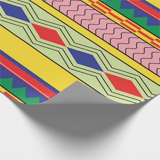 Motivering seamless pattern string cadeaupapier (Hoek)