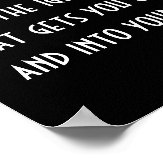 Motivering tot oefening poster (Hoek)