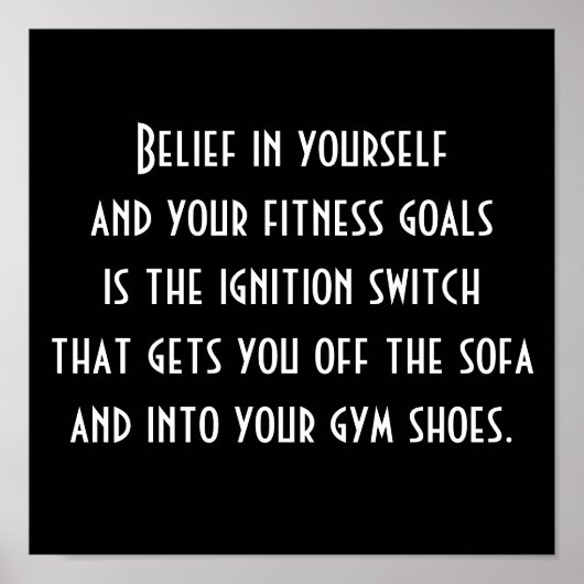 Motivering tot oefening poster (Voorkant)