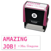 Motivering van "AMAZING JOB!" Rubberstempel Zelfinktende Stempel (In situ)